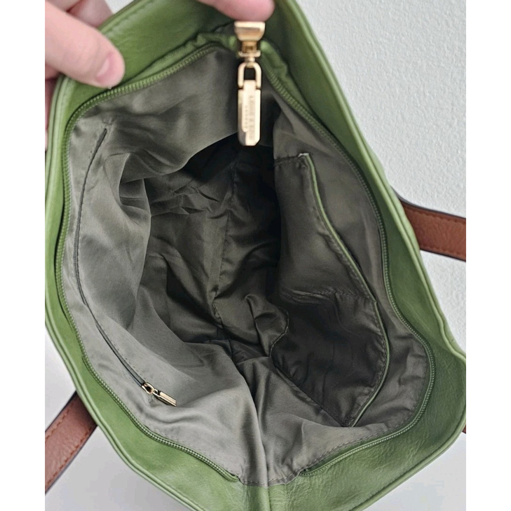 Long & Son London Olive Green Tote Bag - Excellent Pre-owned Condition - Picture 10 of 15